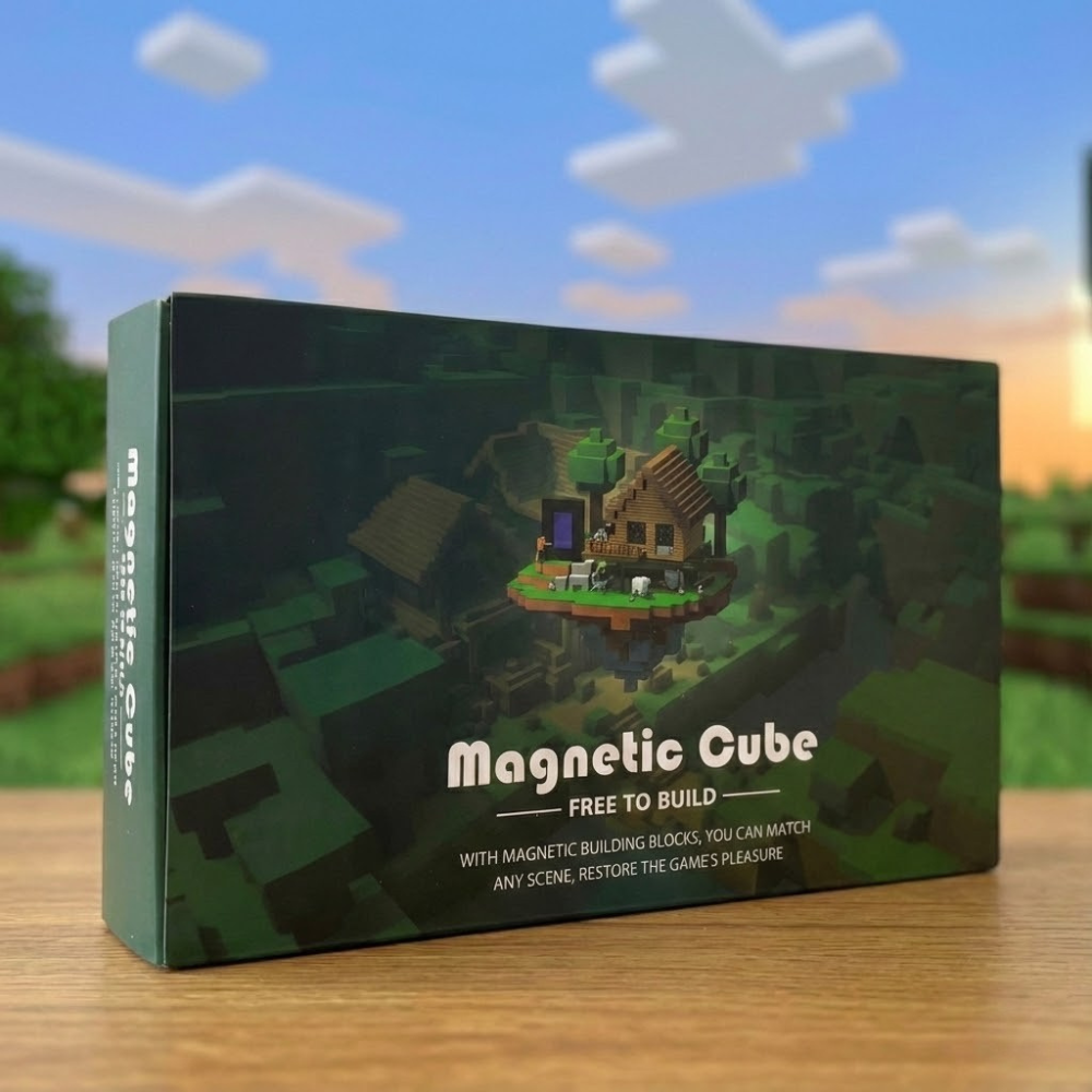 Magnetne kocke u Minecraft stilu